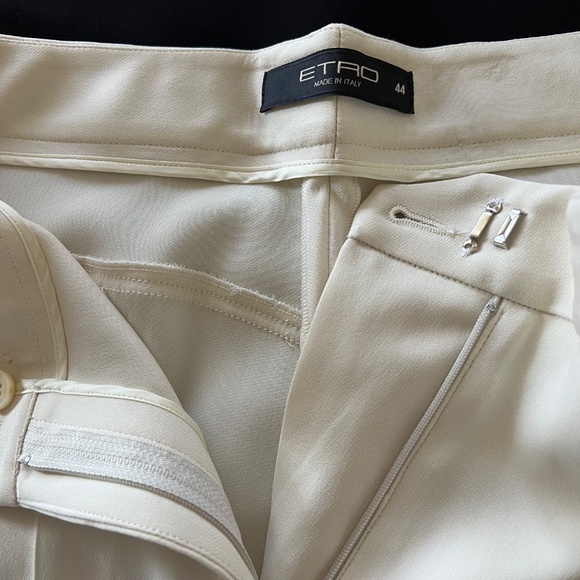 Etro Ivory Pants size 44 - Picture 4 of 7